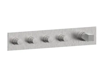 ALINE 49000V4 - Hydroprogressive 5 hole stainless steel shower mixer by Rubinetterie Frattini - view 2